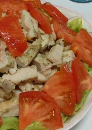 鶏むね肉のおかずサラダ-レシピのメイン写真