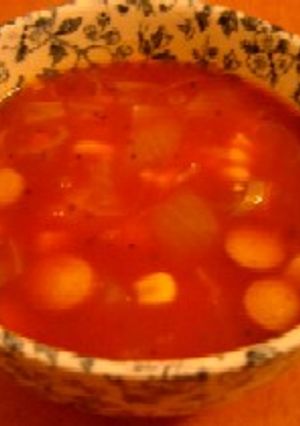 給食っぽいスープ（メキシカンなイメージ）-レシピのメイン写真