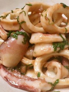 イカのバターポン酢炒め-レシピのメイン写真