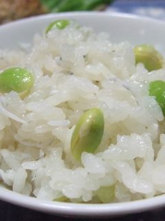 枝豆としらすのご飯-レシピのメイン写真