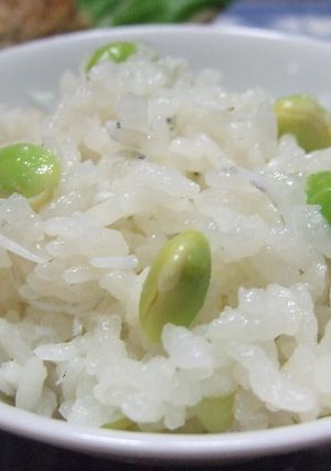 枝豆としらすのご飯-レシピのメイン写真