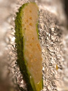 ゴーヤのつくね詰め焼き-レシピのメイン写真