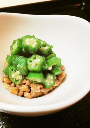 朝食に*おくら納豆*-レシピのメイン写真