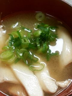 エリンギの味噌汁-レシピのメイン写真