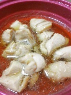 *レンジで簡単鶏もも肉のさっぱり煮*-レシピのメイン写真