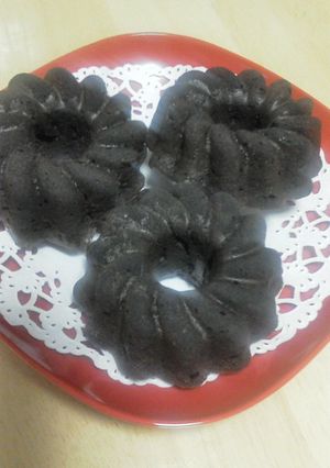 しっとり〜ココアで焼きドーナツ-レシピのメイン写真