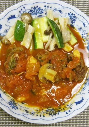 牛肉のスモークチーズ巻き。トマトソース♪-レシピのメイン写真