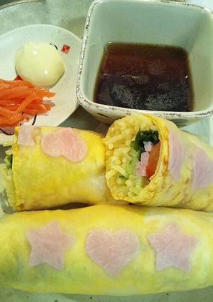 ＊冷やし中華巻き＊-レシピのメイン写真