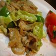 春キャベツと豚肉のゴマソース炒め