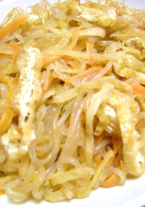 早い!★千切り野菜のキンピラ風炒め煮★-レシピのメイン写真