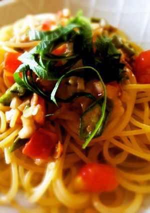 オクラねばねば冷製パスタ-レシピのメイン写真