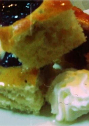 ノンオイル＊チェリーのスクエアケーキ-レシピのメイン写真