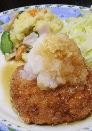 おろしポン酢で　生姜たっぷりメンチカツ-レシピのメイン写真