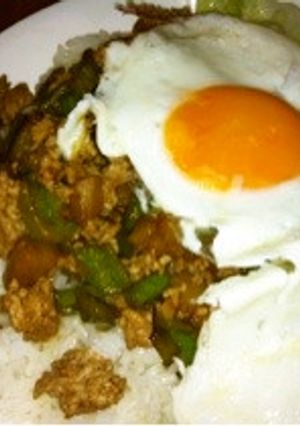 男子の昼飯に!たっぷり夏野菜のガッツリ丼-レシピのメイン写真