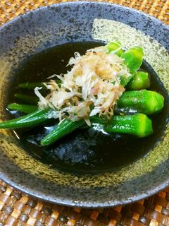 麺つゆで☆そのまんまオクラのおひたし-レシピのメイン写真