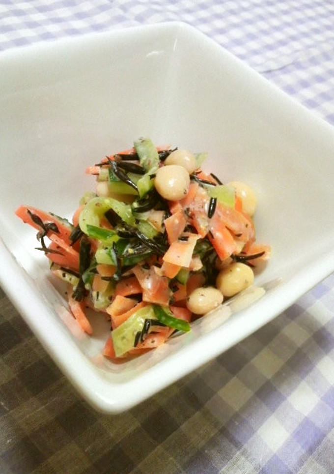 ひじきとお豆の粒マスヨーグルサラダ-レシピのメイン写真