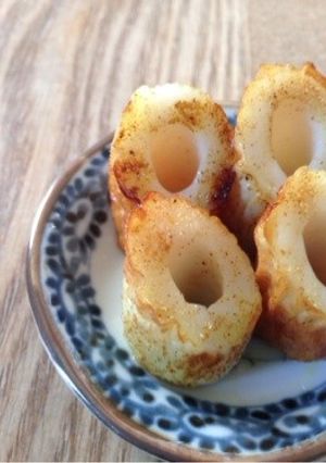 お弁当に、簡単ちくわのカレーパウダー炒め-レシピのメイン写真