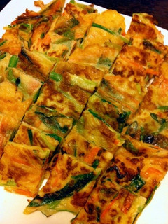 野菜たっぷり韓国風チヂミ-レシピのメイン写真