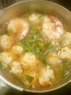 エスニックだんごスープ-レシピのメイン写真