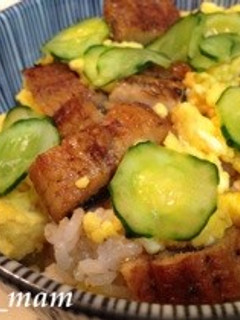 お財布にやさしい★鰻ちらし寿司-レシピのメイン写真