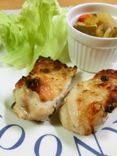 鶏モモ肉のレモンハーブ焼き-レシピのメイン写真