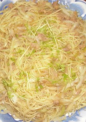 ツナ缶使ってかんたんパスタ！-レシピのメイン写真