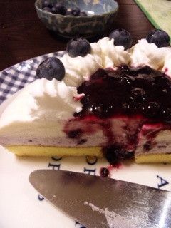 *ブルーベリームースケーキ*-レシピのメイン写真