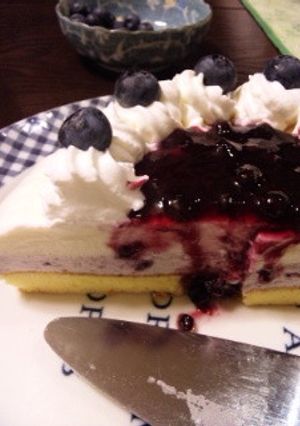 ＊ブルーベリームースケーキ＊-レシピのメイン写真