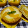 桃とヨーグルトクリームのデザ−トパン♪