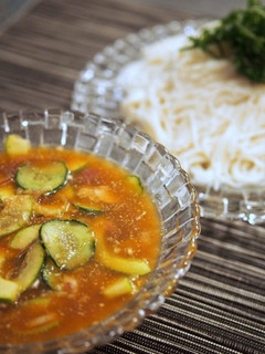冷や汁そうめん-レシピのメイン写真