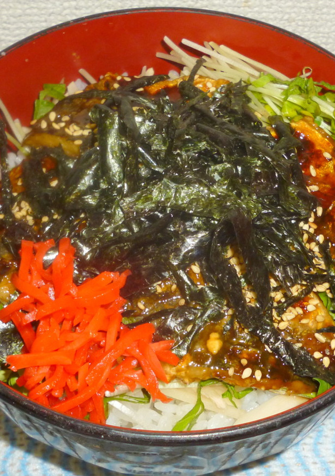 パパの土用の丑はアジの蒲焼丼-レシピのメイン写真