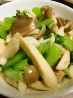 小松菜ときのこたちの、夏らしいお漬物-レシピのメイン写真
