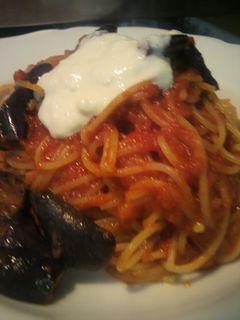 揚げ茄子とリコッタチーズのトマトパスタ-レシピのメイン写真