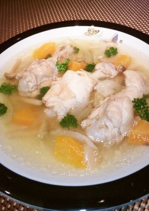 圧力鍋で野菜スープ☆七変化☆チキンスープ-レシピのメイン写真