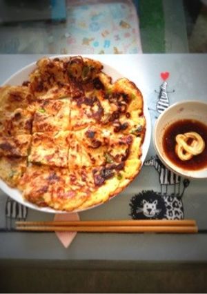 残り物酢豚でチヂミ-レシピのメイン写真