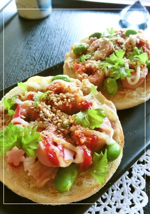 魚ニソとツナのマヨケチャトースト-レシピのメイン写真