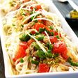 オクラ&トマト&ツナの素麺■ゆず胡椒風味