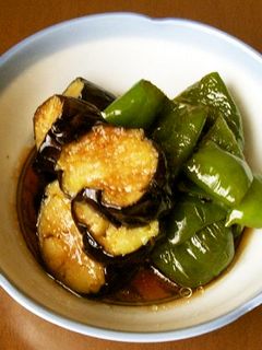 茄子とピーマンの揚げ浸し-レシピのメイン写真
