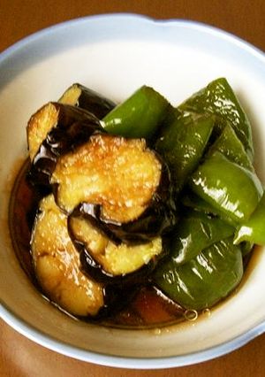 茄子とピーマンの揚げ浸し-レシピのメイン写真