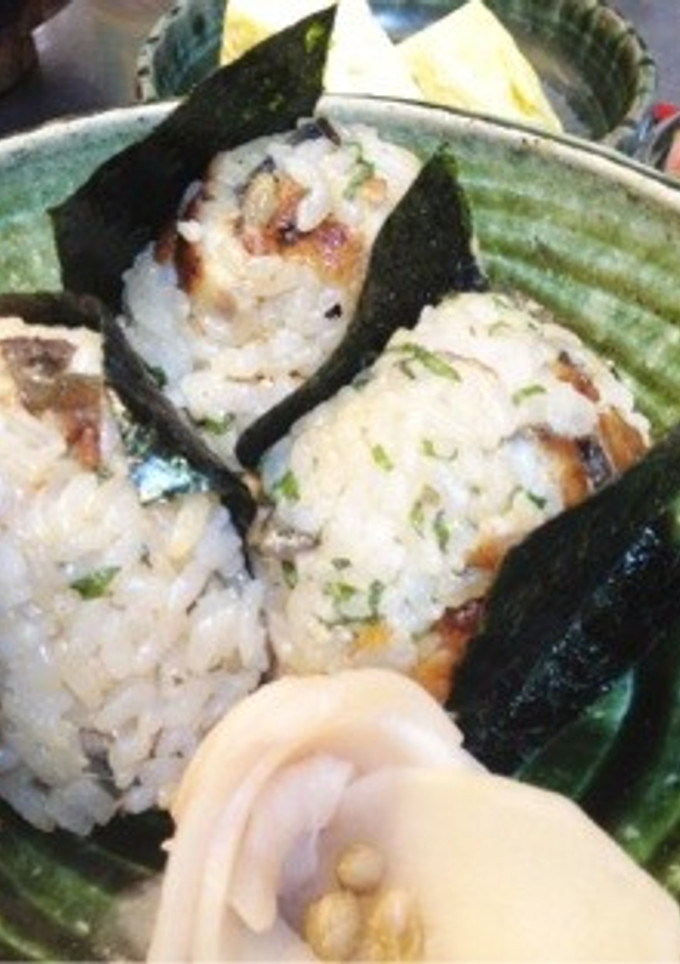 土用の鰻おむすび-レシピのメイン写真