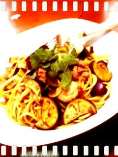 ナスとホタテの和風パスタ-レシピのメイン写真