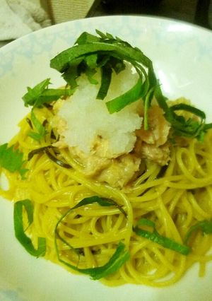 ツナのマヨポン酢和風パスタ-レシピのメイン写真