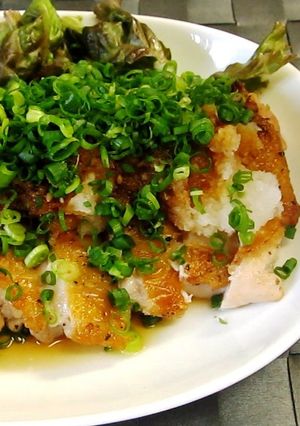 ネギまみれのおろしチキンステーキ♪-レシピのメイン写真