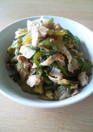 豚バラと夏野菜の甘辛炒め-レシピのメイン写真