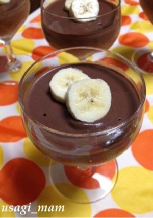 豆腐で!ローカロ★チョコバナナムース-レシピのメイン写真