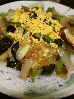 白滝で☆五目あんかけ焼きそば-レシピのメイン写真