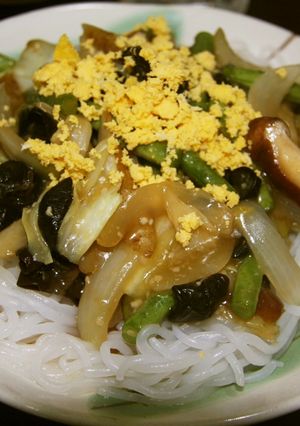 白滝で☆五目あんかけ焼きそば-レシピのメイン写真