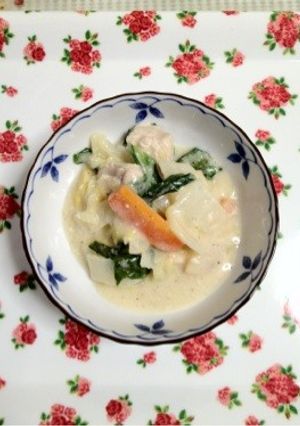 簡単！白菜のクリーム煮！-レシピのメイン写真
