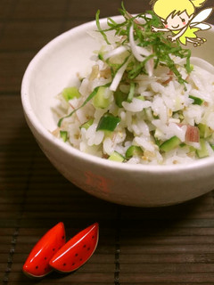 茗荷と胡瓜の爽やか夏ご飯☆*゚¨-レシピのメイン写真