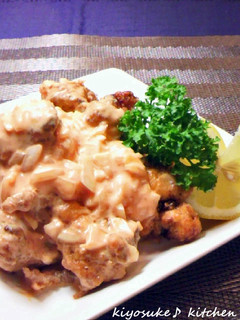 鶏むね肉シャキシャキ!オーロラソースかけ-レシピのメイン写真